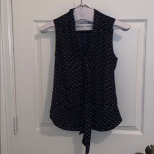 Polka dot work top